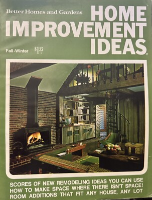 BETTER HOMES & GARDENS MAGAZINE *HOME IMPROVEMENT IDEAS* FALL/WINTER 1968-image