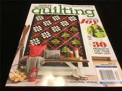 Better Homes & Gardens Magazine American Patchwork & Quilting  Create Joy-image
