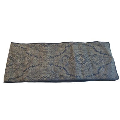 Pier 1 Imports Blue & Beige Decorative Table Runner 13