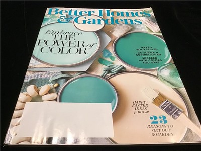 Better Homes and Gardens Magazine April 2021 Embrace The Power of Color-image