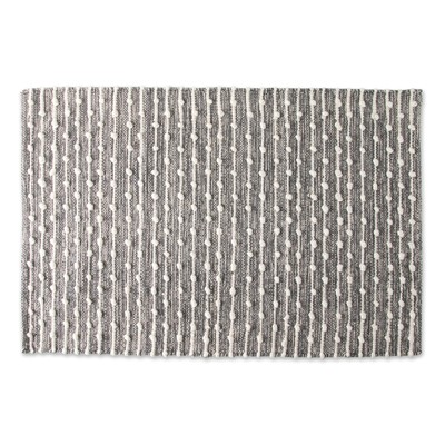 DII Mineral Gray Recycled Cotton Loop Rug-image