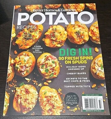 Better Homes & Gardens Potato Recipies 2024 Magazine-image