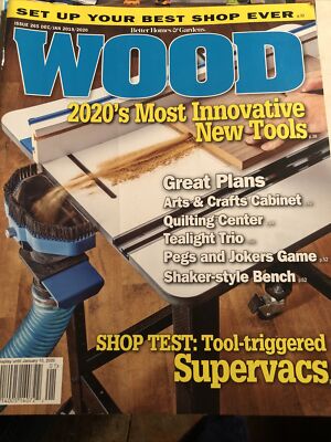 Better Homes Garden WOOD Magazine Working January 2020 December 2019 #265-image