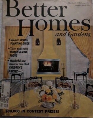Vintage Better Homes & Gardens Jan 1962 Kids Parties Spring Plants-image