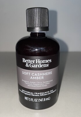 Better Homes & Gardens SOFT CASHMERE & AMBER Universal Fragrance Oil 5 Oz-image