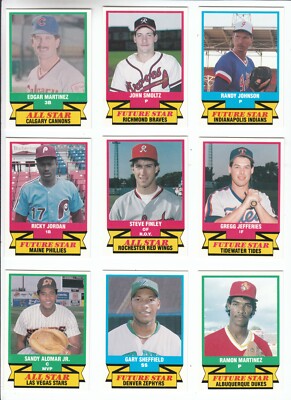 1988 AAA All-Star Set (45 Cards) [HOFers Smoltz; E. Martinez; R. Johnson] NM/MT-image