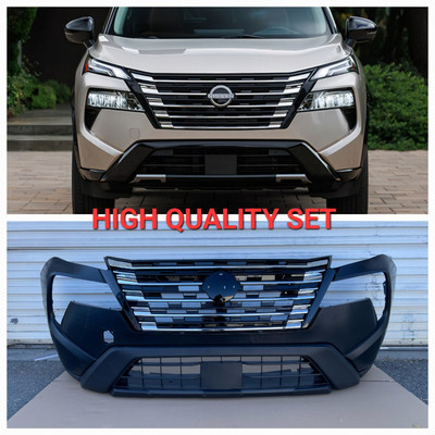 For Nissan Rogue 2024-2025 Front Bumper Complete Assembly SET -image