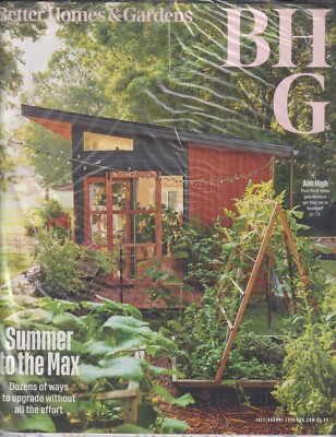 Better Homes & Gardens July August 2023 Summer To The Max (Magazine: Home & Gard-image