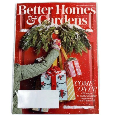Better Homes And Gardens Magazine December 2019 Come On In Make Holiday Memories-image
