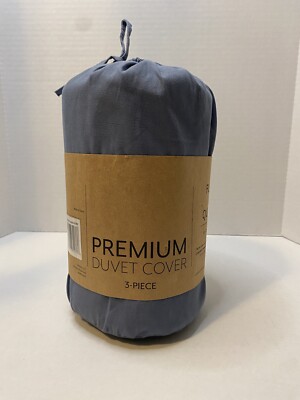 Ultra Soft 3PC Duvet Cover Set for Comforter by Kaycie Gray Hotel Collection-image