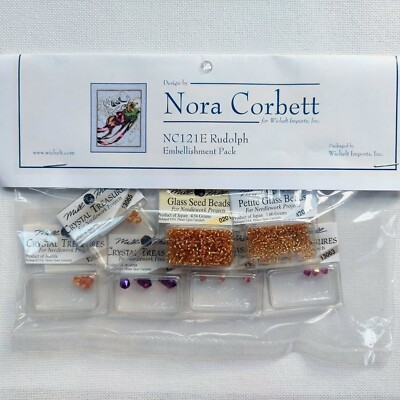 Rudolph Christmas Eve Couriers Embellishment Pack Nora Corbett NC122E-image