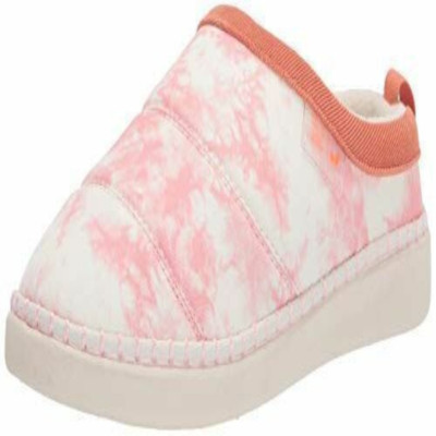 Dr. Scholl's Women's Cozy Vibes Pink Tie Dye Slippers | 6.5M-image
