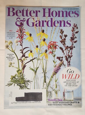 Better Homes and Gardens Magazine – August 2021 - Go Wild Family Fun Flowers-image