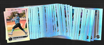 2022 2023 ATHLETES UNLIMITED COMPLETE (50) CARD RAINBOW FOIL SET  ~ SOFTBALL-image