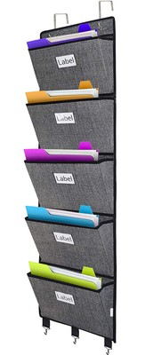 Over the Door File Organizer Hanging File Folders, Wall Organizers and Storag...-image