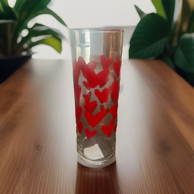 RED HEART VASE~ 10