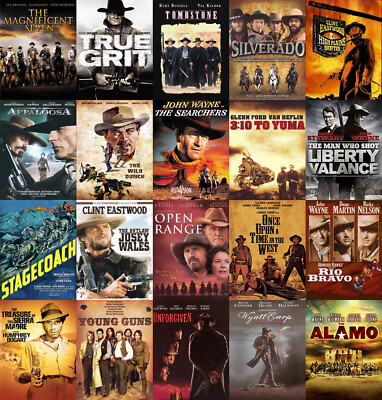Western Movie TV Show DVD Lot Pick Choose Your Own Combined Shipping Discount-image