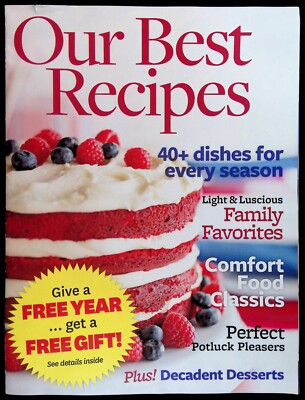 OUR BEST RECIPES ~ BETTER HOMES & GARDENS SPECIAL ~ FN/VF MAGAZINE ~ 40+ DISHES-image