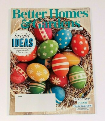 Better Homes & Gardens Magazine Easter Bright Ideas April 2022 Issue-image