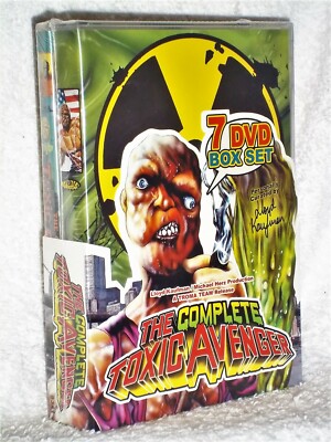 The Complete Toxic Avenger (7-Disc) (DVD, 2008) NEW Clyde Lewis David Mattey-image