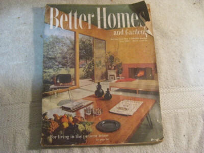 Mid Century 1951 JUNE BETTER HOMES & GARDENS MAGAZINE - NICE ILLUSTRATED COVER-image