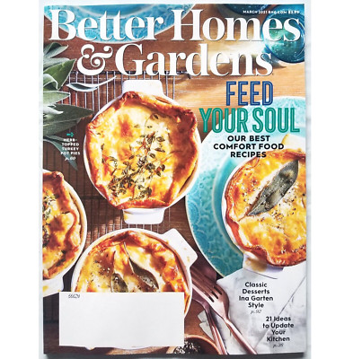 Better Homes & Gardens Magazine March 2021 - Feed Your Soul Comfort Food Recipes-image