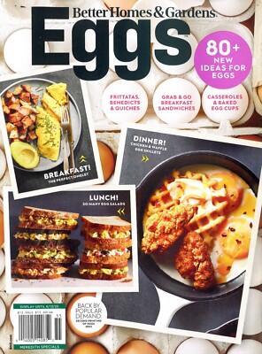 BETTER HOMES & GARDENS MAGAZINE - EGGS SPECIAL 2025 - 80+ NEW IDEAS FOR EGGS-image