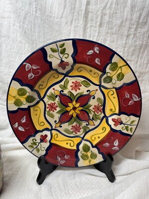 Pier 1 'Vallarta' Handpainted Earthenware Hand Painted**MULTI PIECES**-image