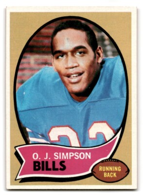 1970 Topps Football #1-150 EX to EX/MT You Choose Complete Your Set OJ Simpson-image