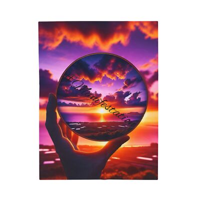 Manifestation Velveteen Plush Blanket - Cozy Home Decor, Comforting Throw-image