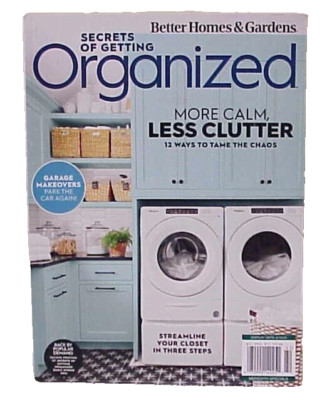 BETTER HOMES & GARDENS SECRETS OF GETTING ORGANIZED SPRING 2024 MAGAZINE ISSUE-image