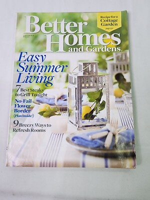 Better Homes and Gardens Magazine June 2008 Easy Summer Living-image