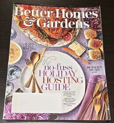 Better Homes & Gardens Magazine November 2019 Holiday Hosting Guide-image