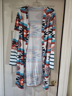 Long Open Throw Over Lightweight Jacket or Throw Over To Get Cozy at Night -image