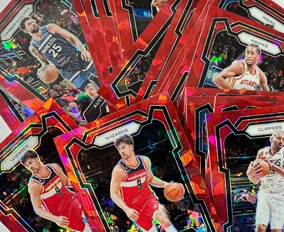 2023-24 PANINI Prizm Basketball RED ICE Prizm  #1-300 You Pick to COMPLETE SET-image