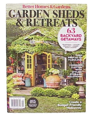 2024 BETTER HOMES & GARDENS GARDEN SHEDS & RETREATS MAGAZINE MEREDITH SPECIALS-image