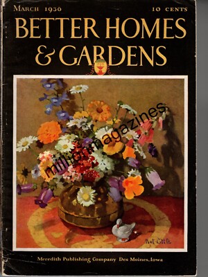 1930 Better Homes & Gardens March - Dorothy Perkins and her roses; Louise Homer-image