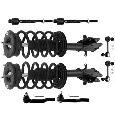 For 2007-2010 Ford Edge Lincoln MKX Front Complete Struts Tie Rod Sway Bar 8PCS-image