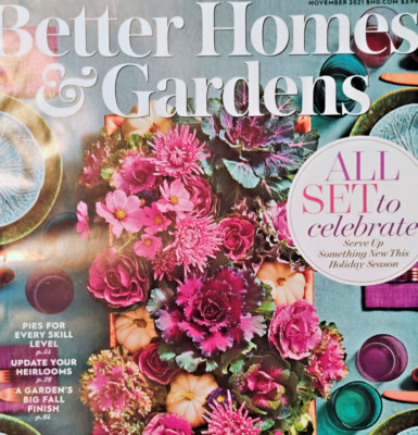 Better Homes and Gardens Magazine Nov 2021 Thanksgiving Feast Shortcut Fall Pies-image