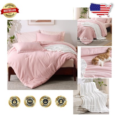 Cozy King Bed in a Bag - 8-Piece Comforter Set with Down Alternative Filling-image