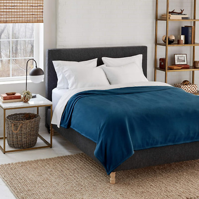 - Twin Heated Blanket, Soft Brushed Microplush Electric Blanket, Warm & Cozy Bed-image