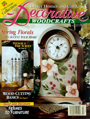 [Single Issue] Better Homes & Gardens Decorative Woodcrafts February 1998-image