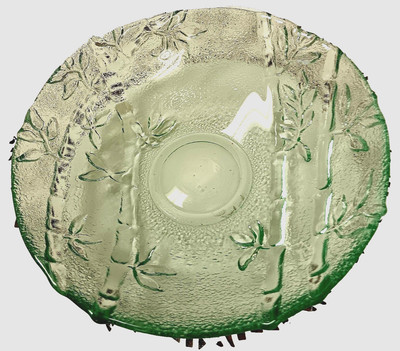 PIER ONE GLASS BAMBOO DESIGN BOWL-image