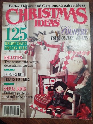 BETTER HOMES and GARDENS Creative Ideas Christmas Ideas Magazine 1988-image