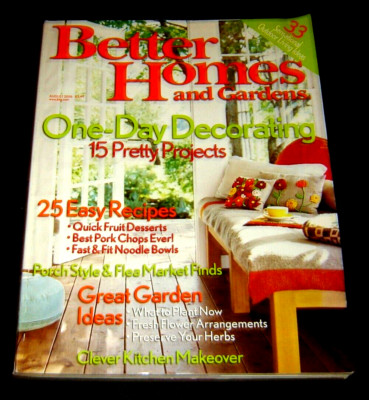 Better Homes and Gardens Magazine AUGUST 2006 ONE-DAY DECORATING-image