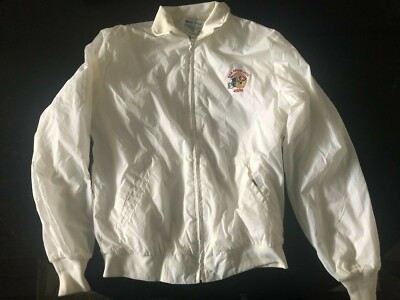 Vintage San Francisco 49ers White West Wind Jacket Worn Condition Mens Medium M-image