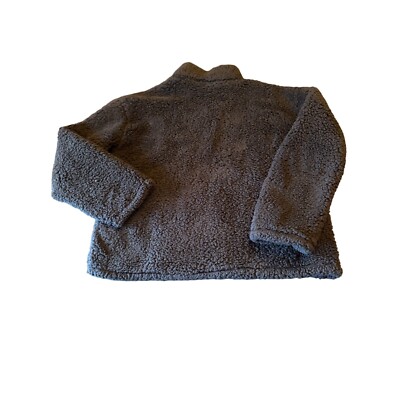 Soma Women's XXL Black Sherpa Fleece Pullover Half Zip Soft & Cozy 100% Polyeste-image