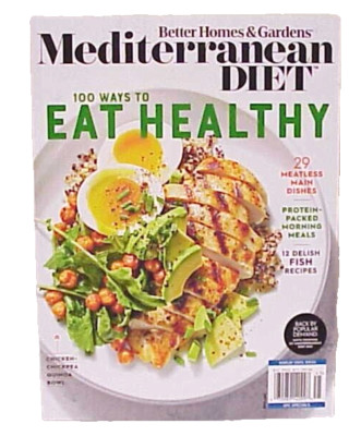 BETTER HOMES & GARDENS MEDITERRANEAN DIET 2024 MAGAZINE ISSUE 100 HEALTHY WAYS-image