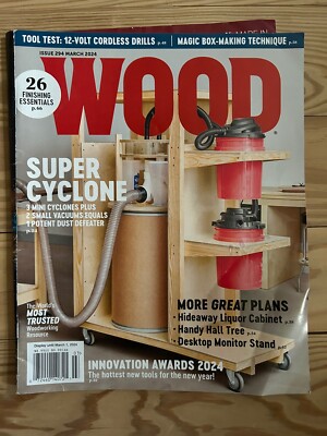 Better Homes Garden WOOD Magazine Working 294 March 2024 Super Cyclone-image