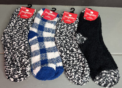 Snugadoo Womens Super Soft 4 Pair Lot New with Tags! Cozy Warm-image